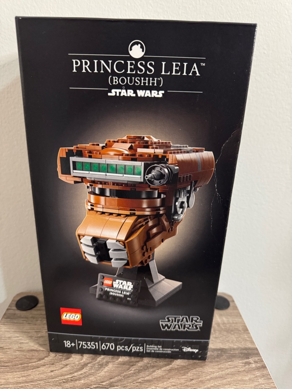 LEGO 75351 Star Wars Helmet Collection Princess Leia (Boushh) NWT